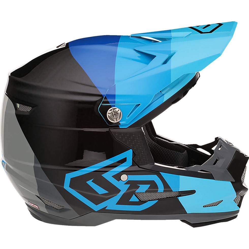 6d Helmets - Atr-2 Helmet - Range - Blue - Large - 12-3107