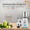 Thumbnail: Orient Electric 500W mixer grinder | Kitchen Kraft 500 MGKK50B3 with 3 SS jars |