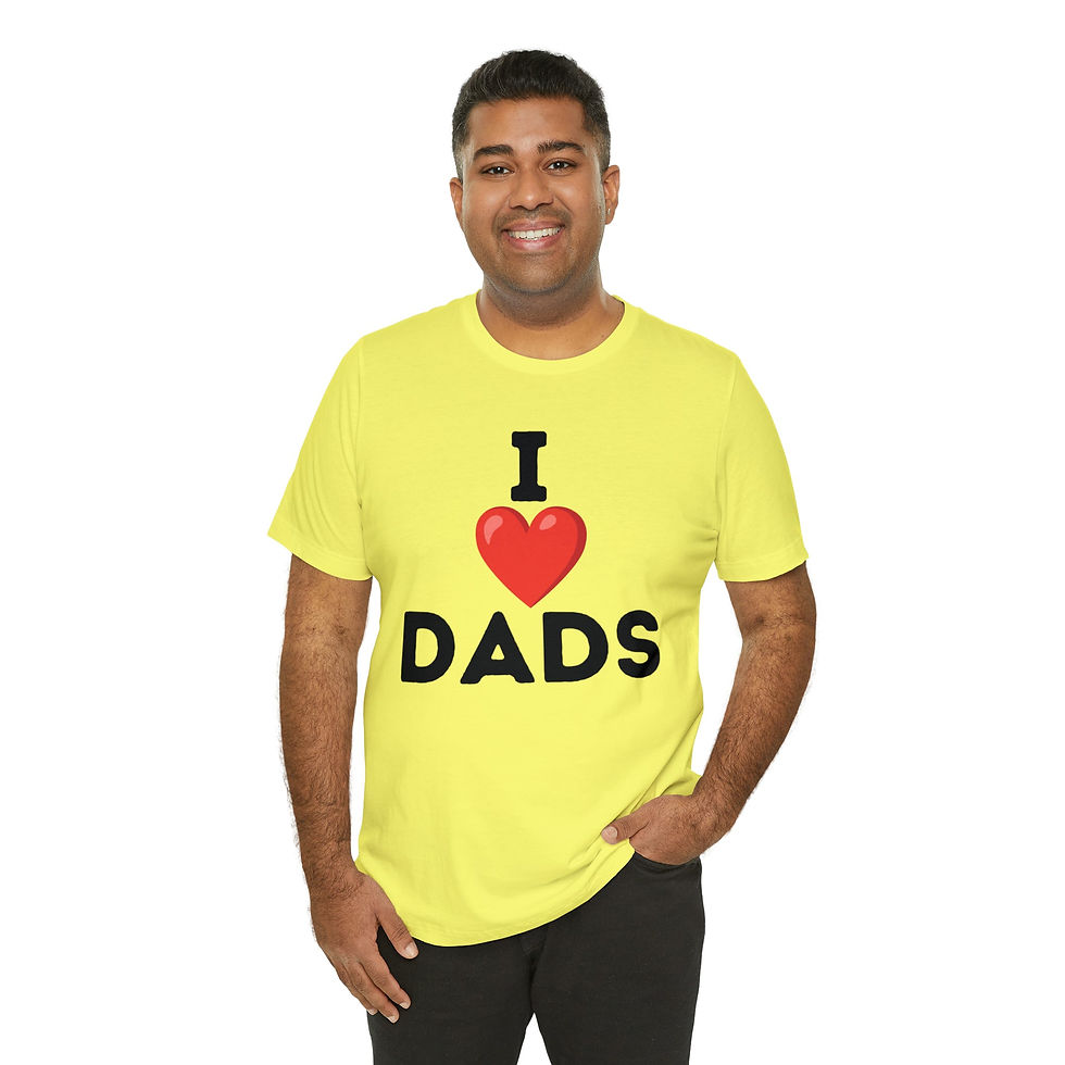 Thumbnail: I ❤️ Dads - Unisex Jersey Short Sleeve Tee