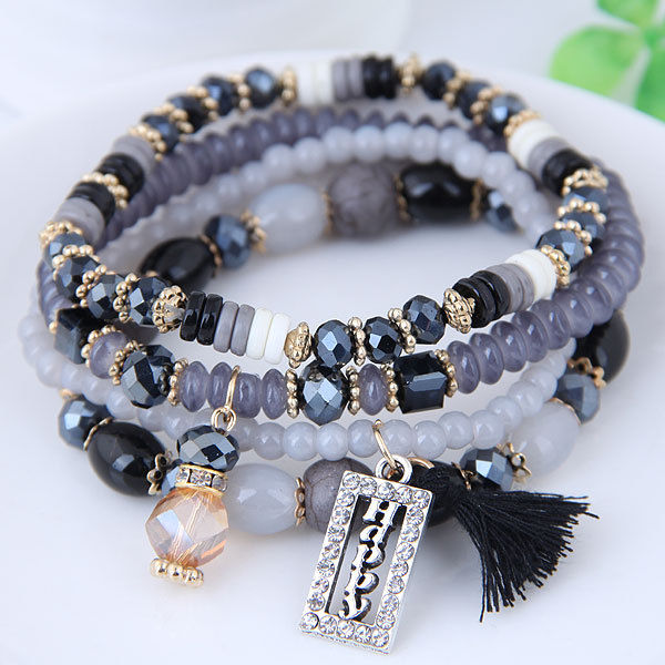 Thumbnail: Fashion Tassel  Bracelet for Women Wholesale Set Bohemia Jewelry