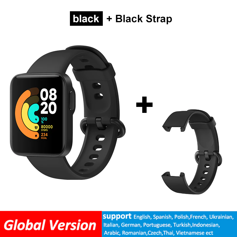 Thumbnail: Xiaomi Mi Watch Lite Bluetooth Smart Watch GPS 5ATM Waterproof SmartWatch