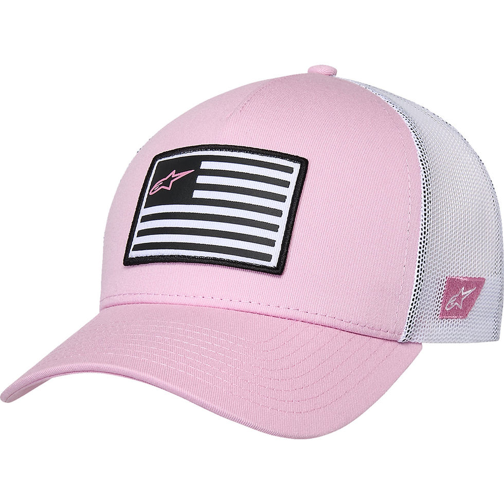 ALPINESTARS - Flag Snapback Hat - Pink/White - 2501-4453