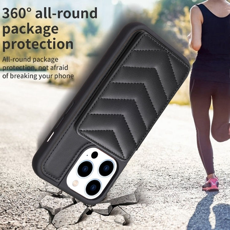Thumbnail: BF26 Wave Pattern Card Bag Holder Phone Case