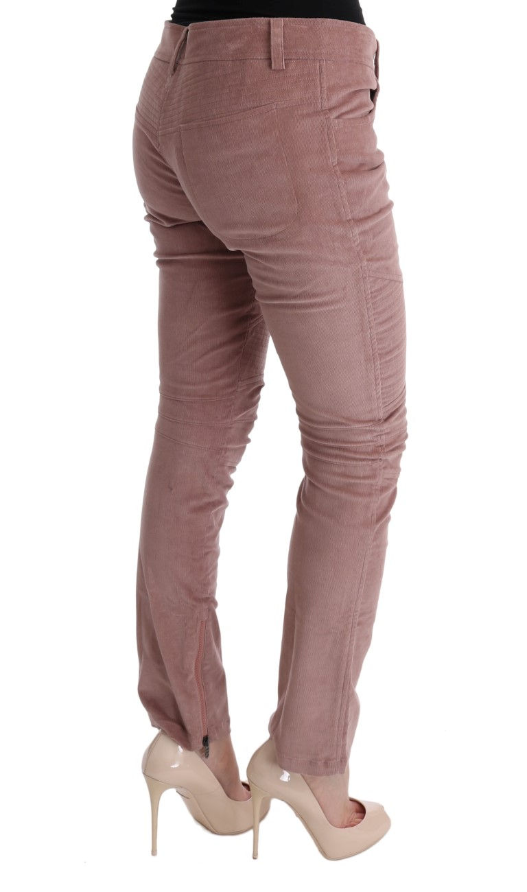 Thumbnail: Chic Pink Capri Cropped Trousers