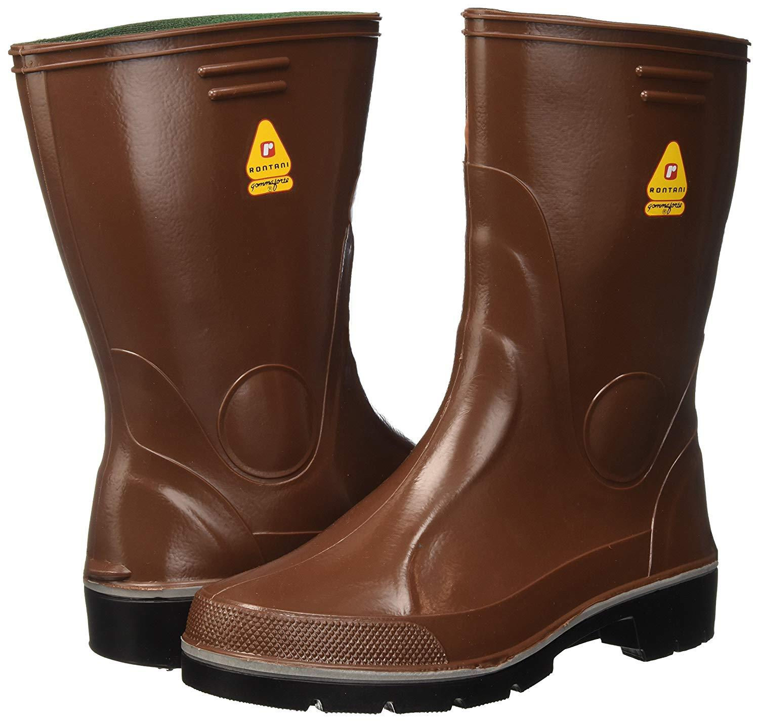 STIVALI PLUVIALI TRONCHETTO BASSI IN GOMMA RONTANI farm 39 40 41 42 43 44 45 ...