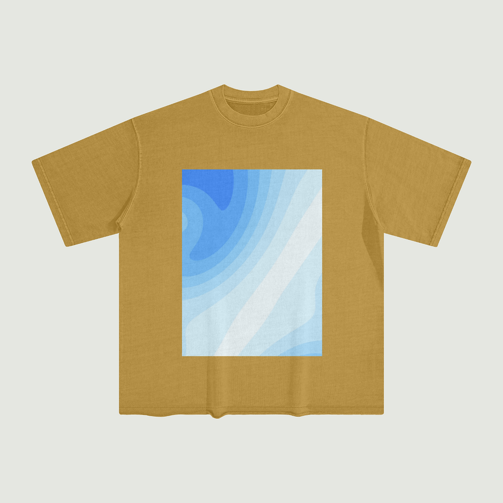 Thumbnail: 260G Unisex Washed Raw Edge T-shirt