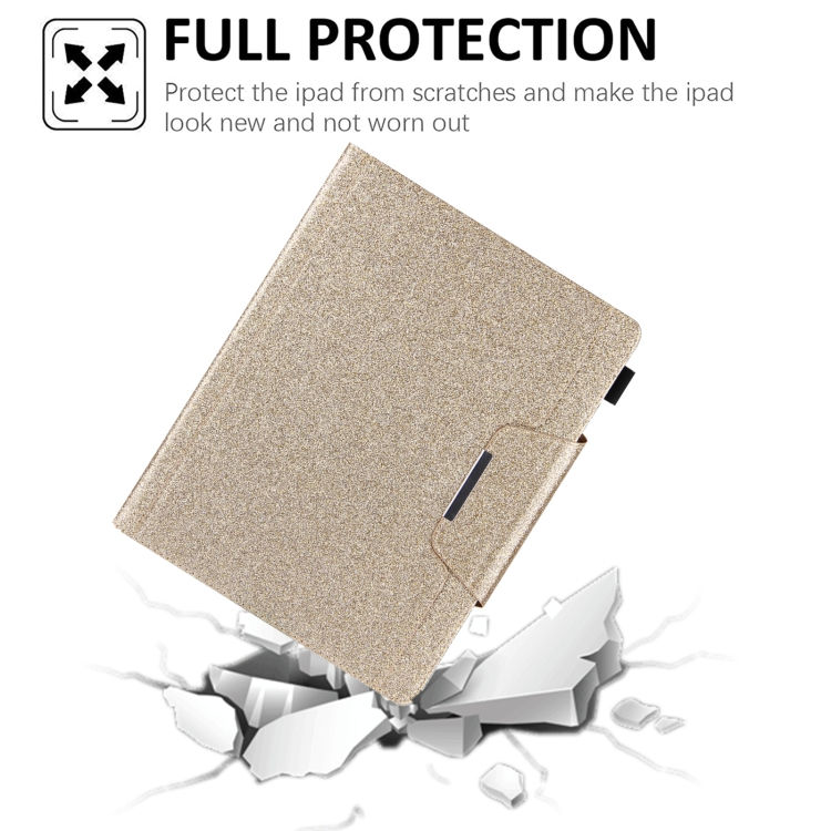 Thumbnail: Glitter Metal Buckle Leather Smart Tablet Case