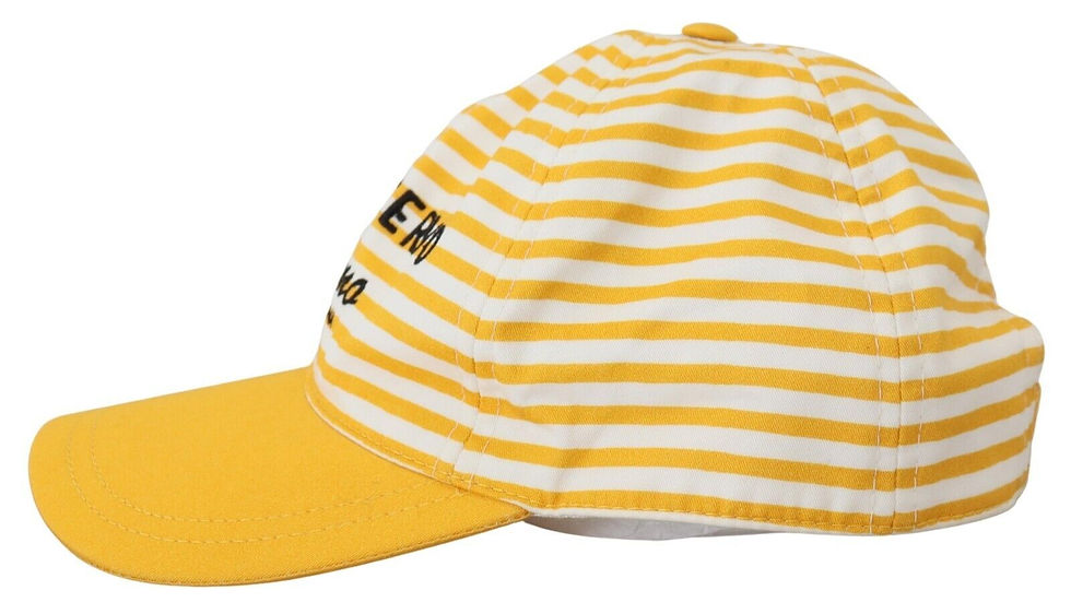 Thumbnail: Elegant Striped Cotton Baseball Cap