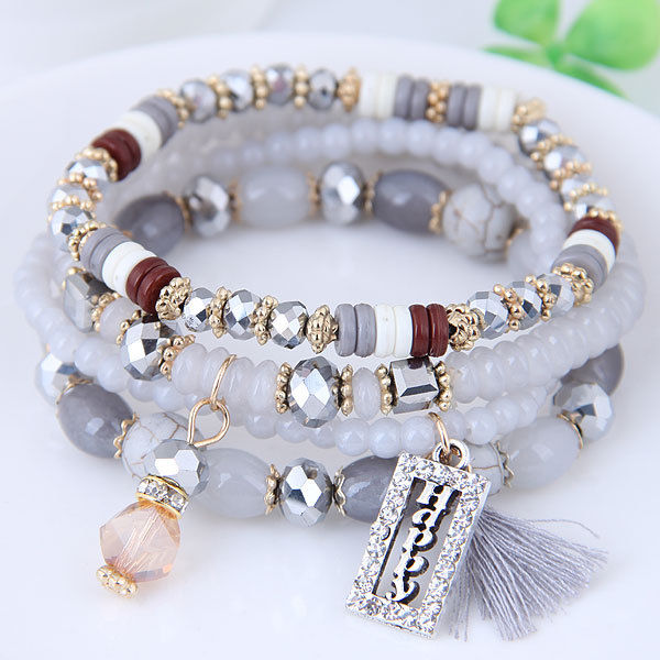 Thumbnail: Fashion Tassel  Bracelet for Women Wholesale Set Bohemia Jewelry