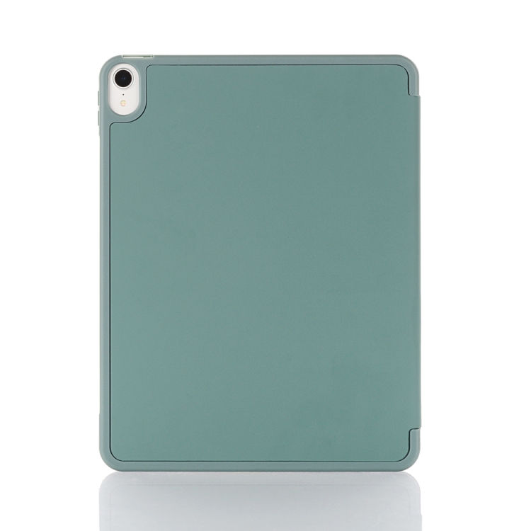 Thumbnail: Back Sticker Skin Feel Horizontal Flip Leather Case with Tri-fold Holder