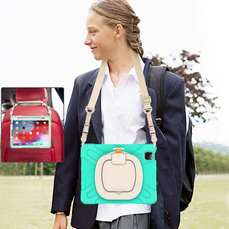 Thumbnail: Silicone Hybrid PC Tablet Case with Holder & Shoulder Strap