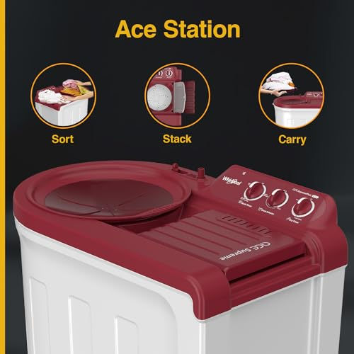 Thumbnail: Whirlpool 6.5 kg 5 Star Supreme Semi-Automatic Top Loading Washing Machine (ACE 