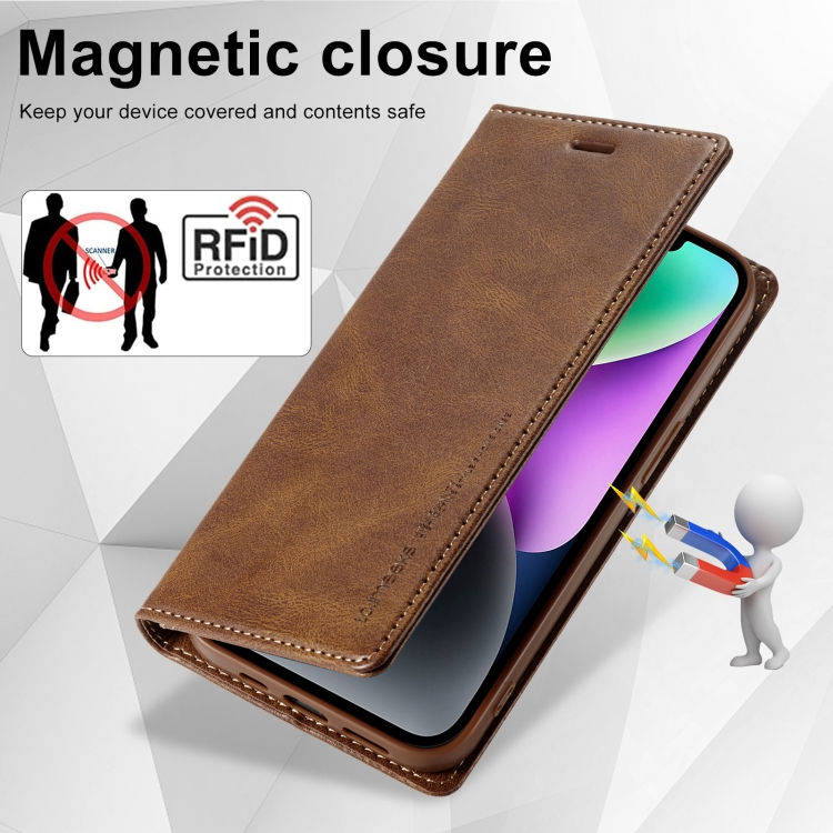 Thumbnail: LC.IMEEKE RFID Anti-theft Leather Phone Case