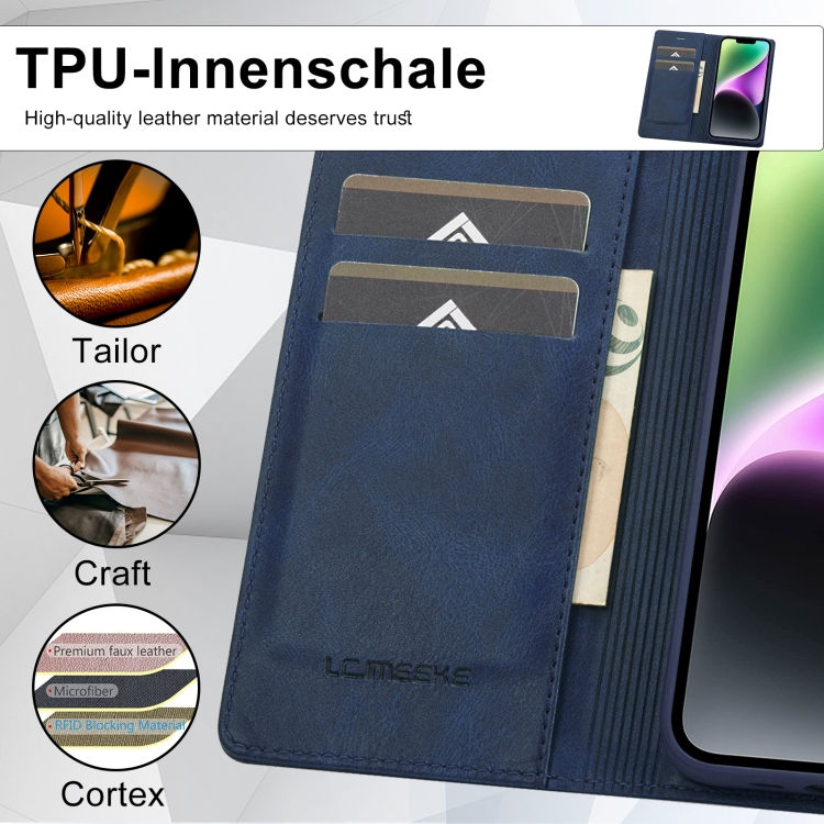 Thumbnail: LC.IMEEKE RFID Anti-theft Leather Phone Case