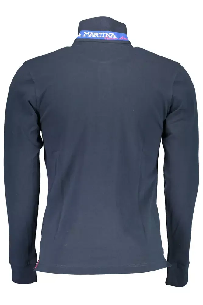Thumbnail: Chic Slim Fit Long-Sleeved Polo Shirt