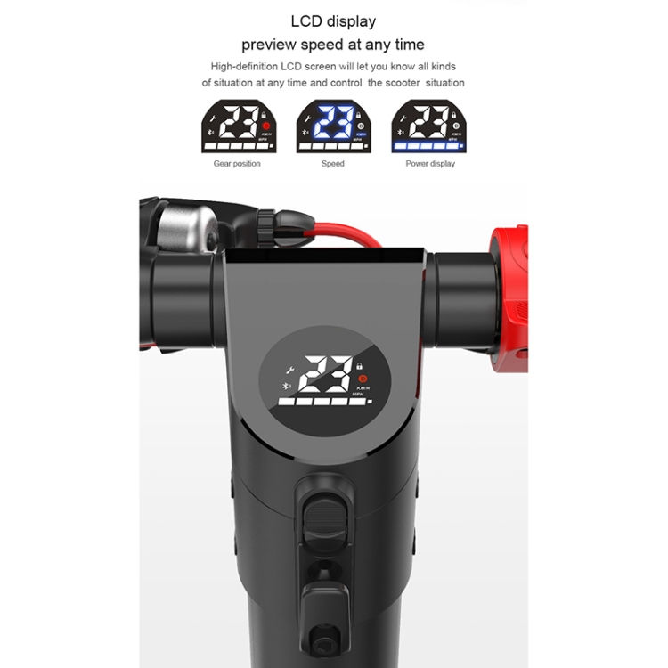 Thumbnail: X7 Foldable Scooter with 8.5 inch Vacuum Tires