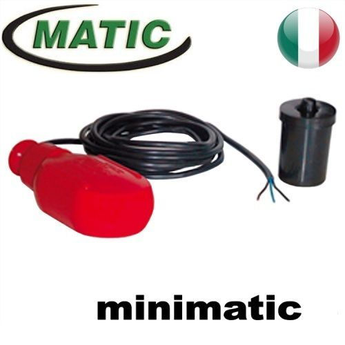 GALLEGGIANTE INTERRUTTORE ELETTRICO SOMMERSO CON CAVO MINIMATIC CAVO MT. 5