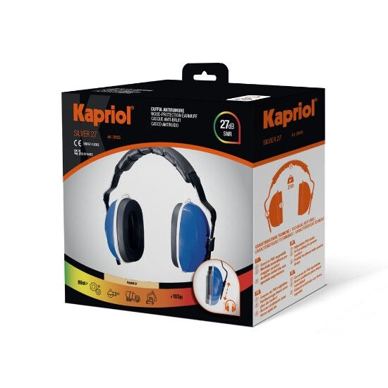 Thumbnail: CUFFIA AURICOLARE ANTIRUMORE ANTI RUMORE SILVER 27 28103 KAPRIOL