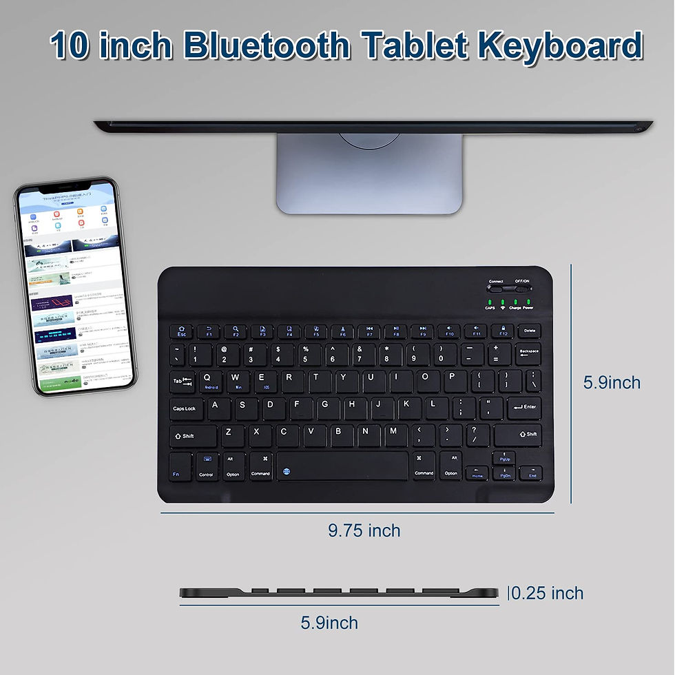 Thumbnail: seashot Bluetooth Keyboard for Mac Ultra-Compact Wireless Keyboard, Compatible w