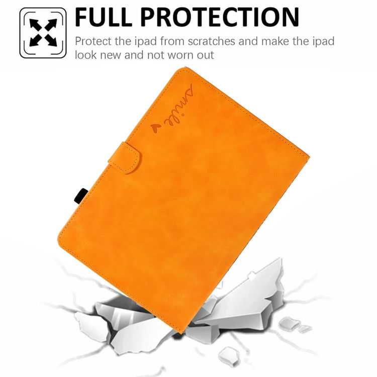 Thumbnail: Embossed Smile Flip Tablet Leather Smart Case