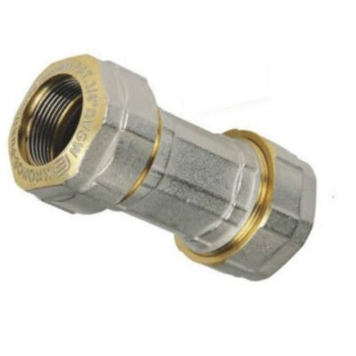 Thumbnail: RACCORDO DOPPIO PER TUBO IN FERRO 1/2 " KRONOS RIPARAZIONE TUBI ZINCATI