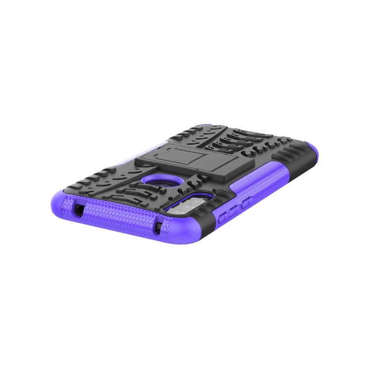 Thumbnail: Tire Texture Shockproof TPU + PC Protective Case with Holder