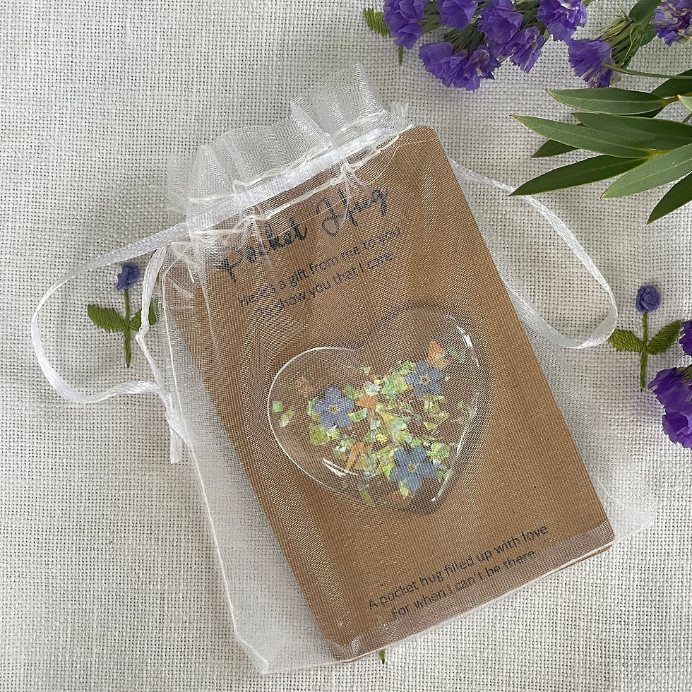 Thumbnail: Forget-me-not Heart Pocket Hug