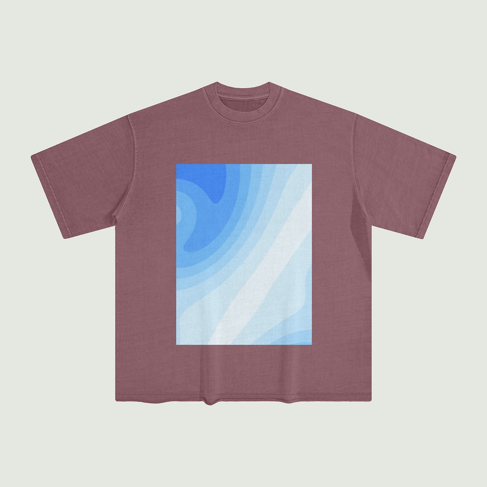 Thumbnail: 260G Unisex Washed Raw Edge T-shirt