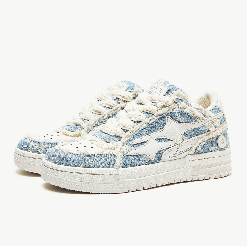 Women Shoes for Men Tennis Retro Star White Leather Male Sneakers