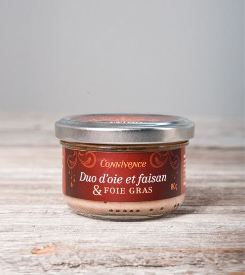 Terrine d'oie et faisan & foie gras | Concept Connivence