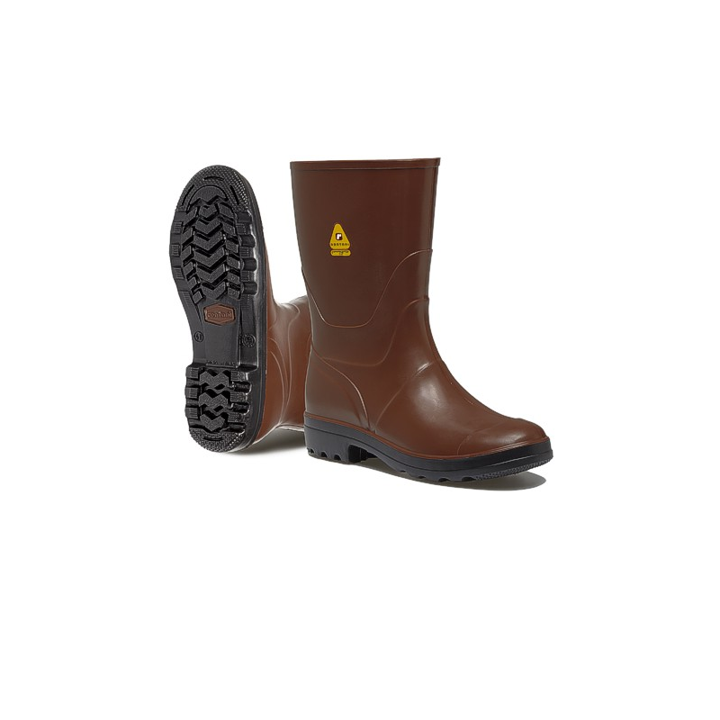 Thumbnail: STIVALI PLUVIALI STIVALE TRONCHETTO BASSI IN GOMMA RONTANI forest MARRONE SCARPA
