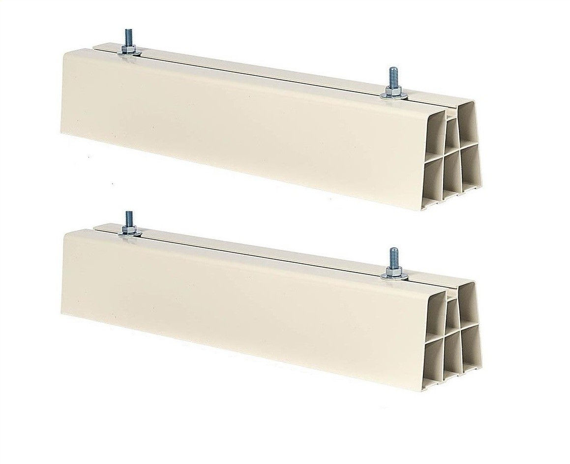 COPPIA BASE IN PVC SUPPORTO 35x8x8 cm PAVIMENTO CLIMATIZZATORE CONDIZIONATORE