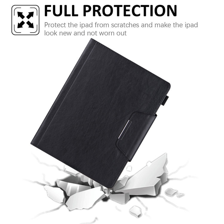 Thumbnail: Solid Color Metal Buckle Leather Smart Tablet Case