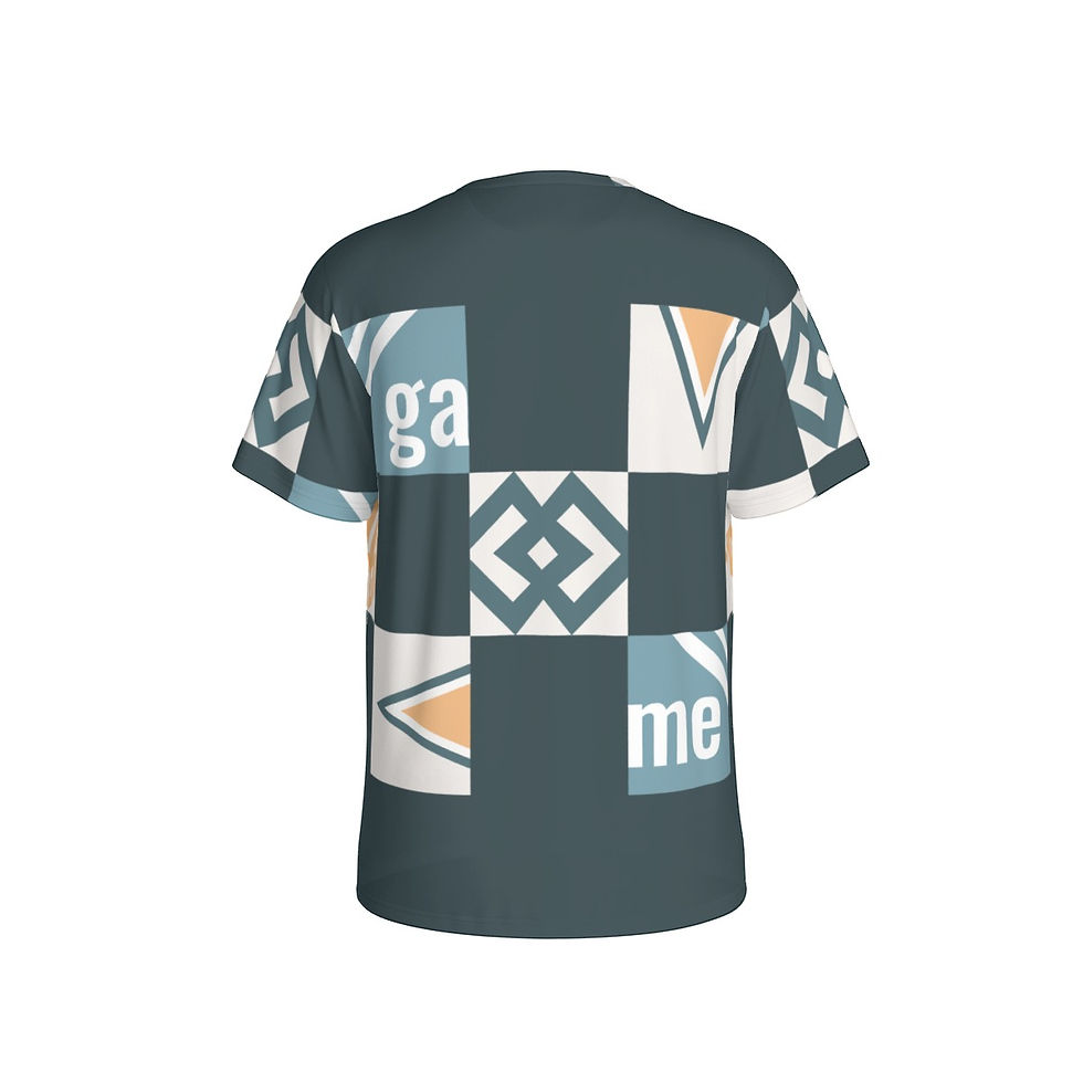 Thumbnail: All-Over Print Men's O-Neck Sports T-Shirt