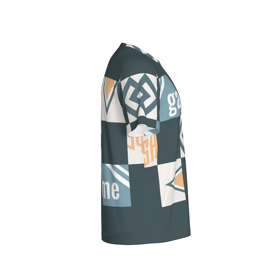 Thumbnail: All-Over Print Men's O-Neck Sports T-Shirt