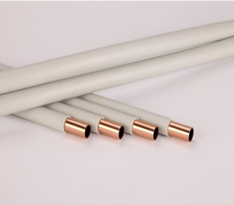 Thumbnail: TUBO RAME NUDO RIVESTITO CON GUAINA IMPIANTI ACQUA TUBAZIONI KME SMISOL PIU' ...