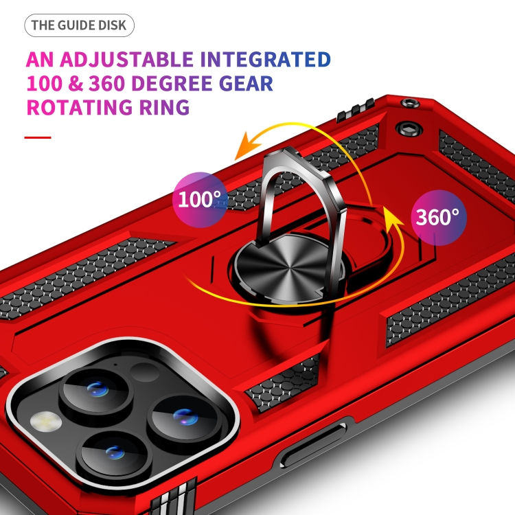 Thumbnail: Shockproof TPU + PC Phone Case with Holder