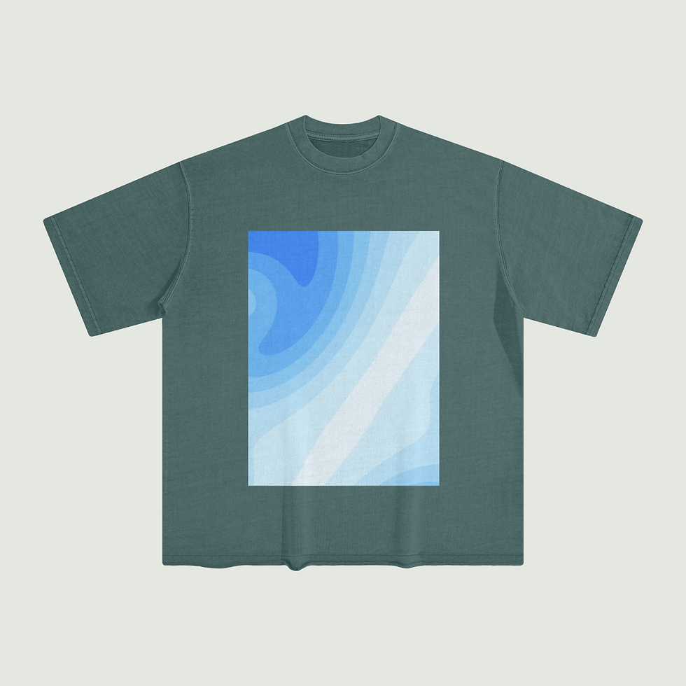 Thumbnail: 260G Unisex Washed Raw Edge T-shirt