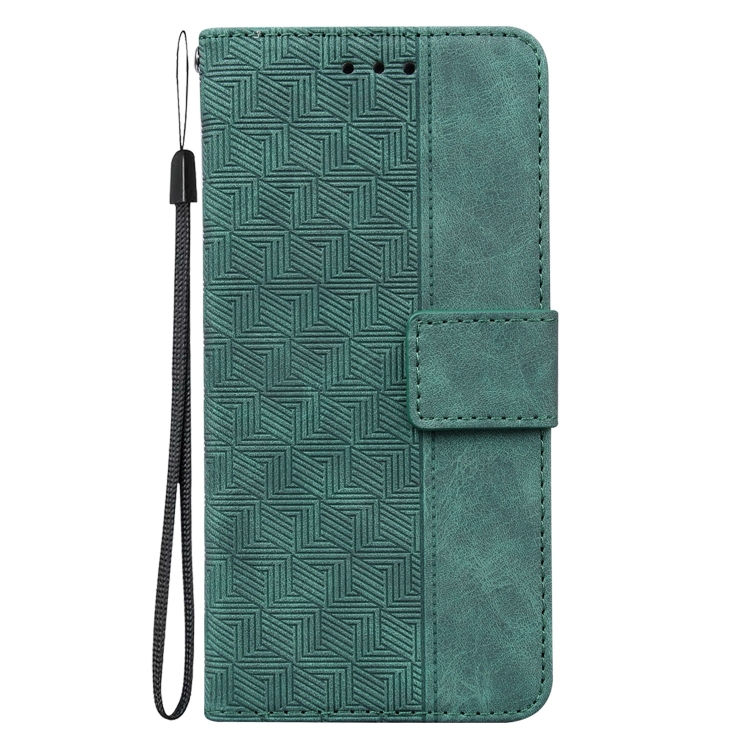 Thumbnail: Geometric Embossed Leather Phone Case