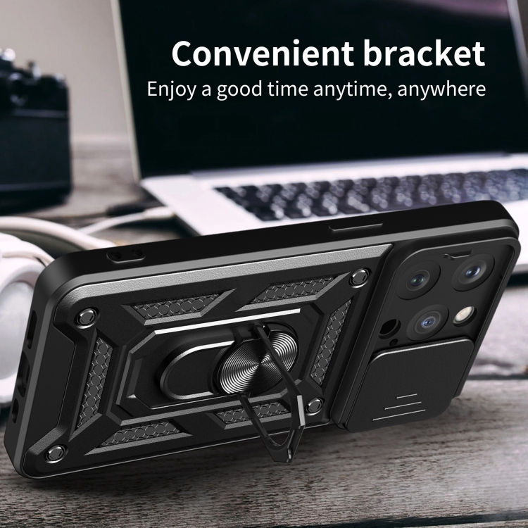 Thumbnail: Sliding Camera Cover Design TPU+PC Phone Case