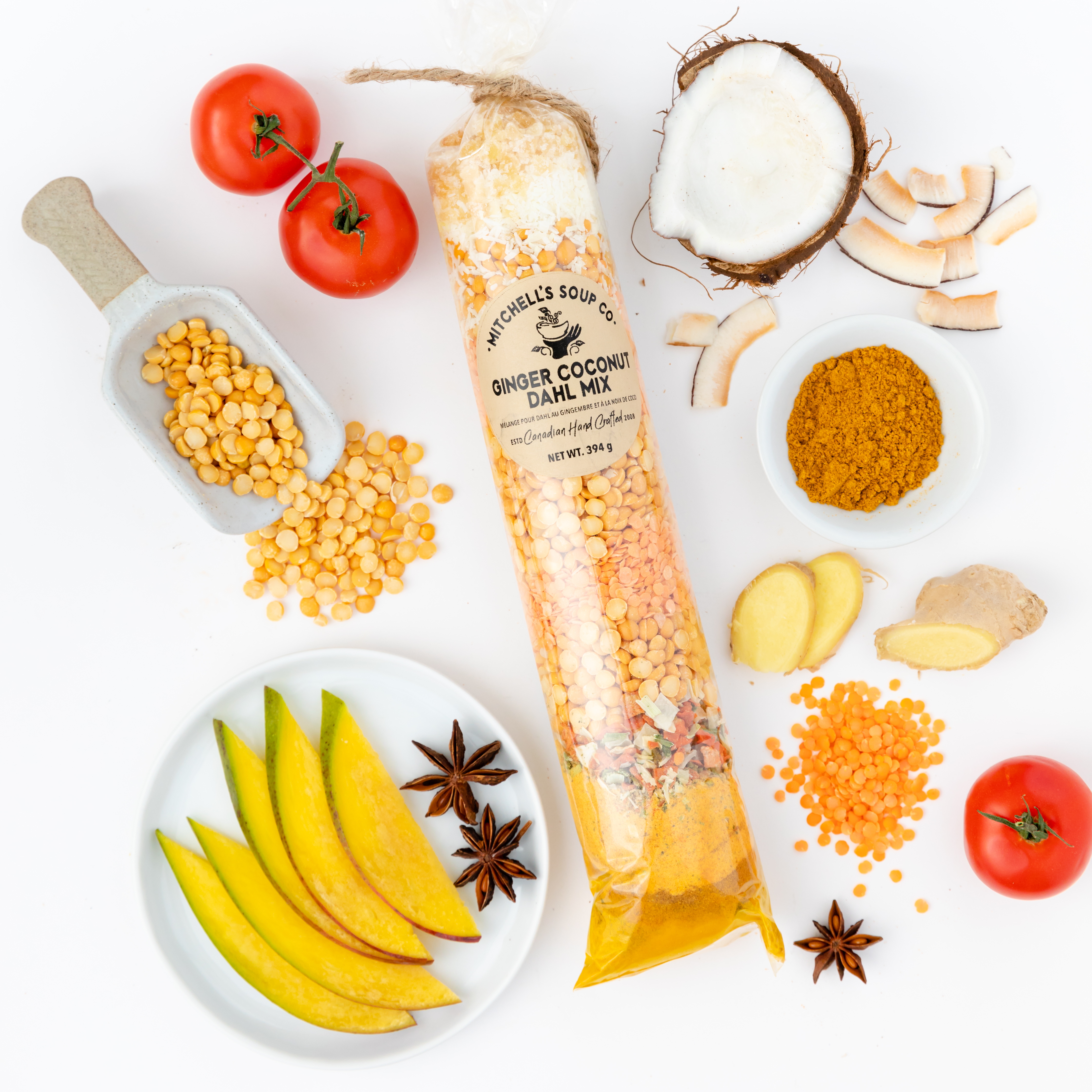 Soupe Mitchell's ginger coconut dahl 400g