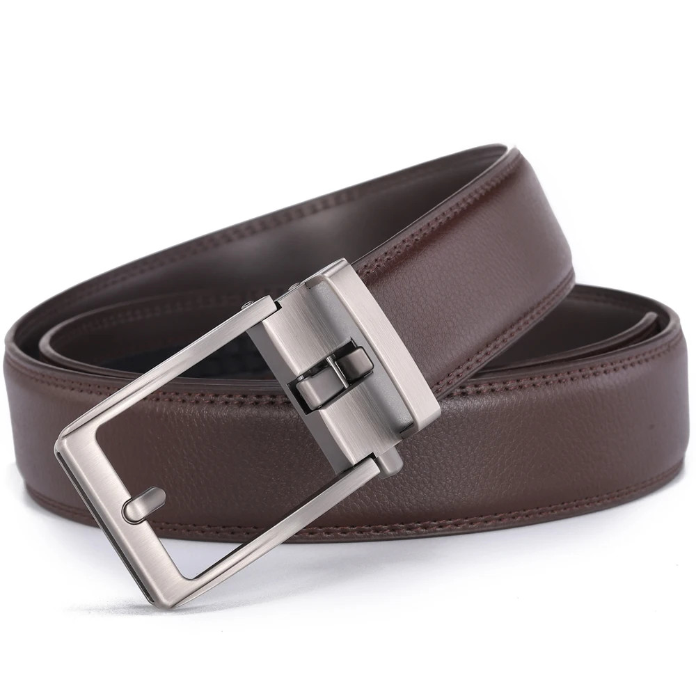 Click Belts For Men Designer Automatic Buckle Real view 3