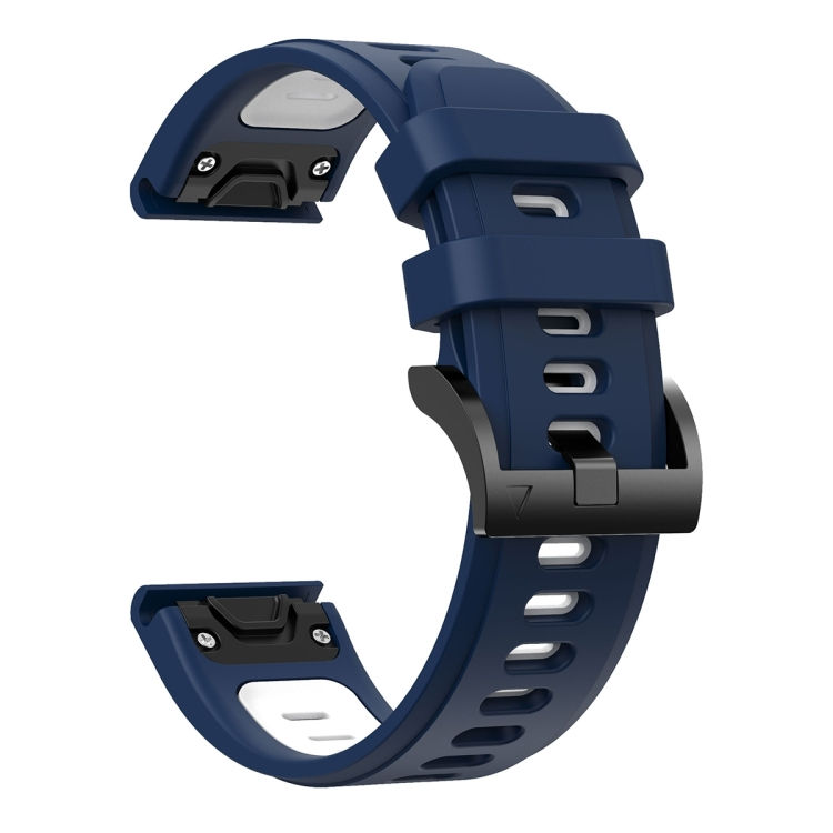 Thumbnail: Sports Two-Color Silicone Watch Band