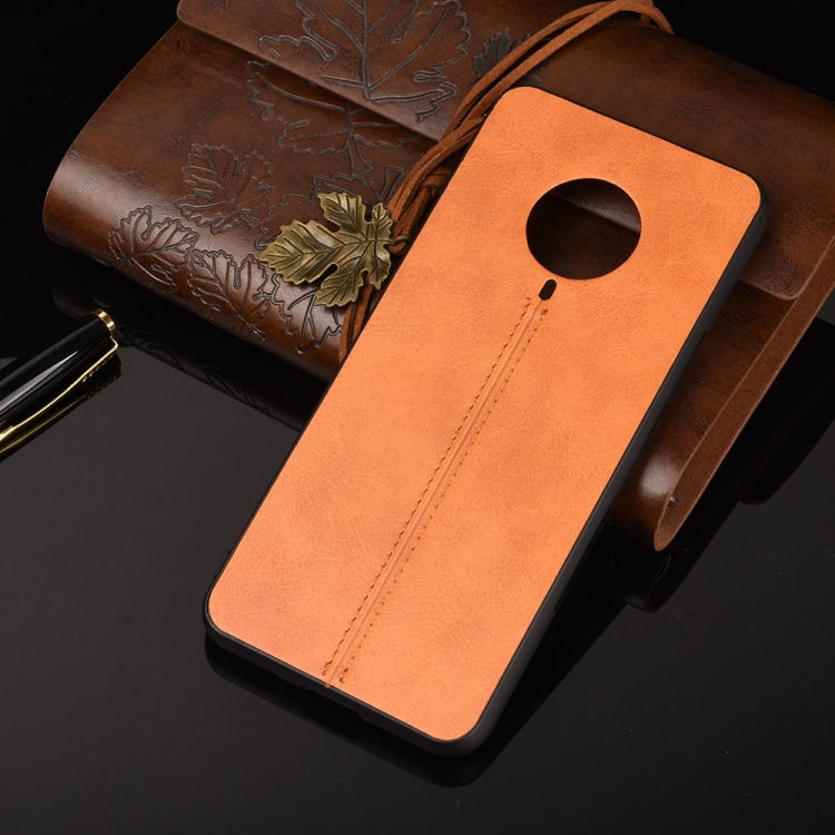Thumbnail: For Vivo S6 Shockproof Sewing Cow Pattern Skin PC + PU + TPU Case