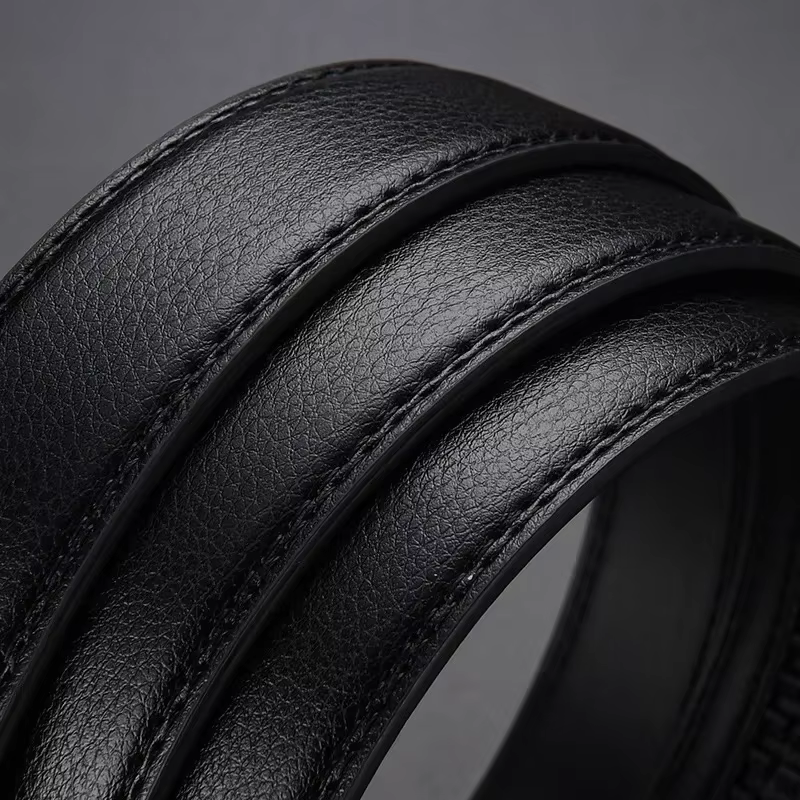 Men'S Click Belt Business Designer Leather Belts Jeans Auto view 5
