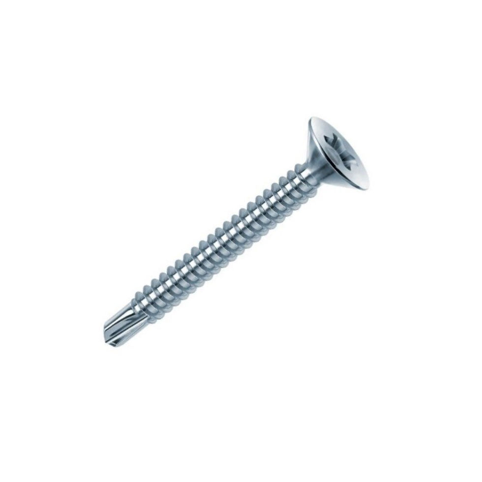 Thumbnail: VITI VITE ZINCATE AUTOPERFORANTE ACCIAIO TESTA PIANA SVASATA FERRO VARIE MISU...