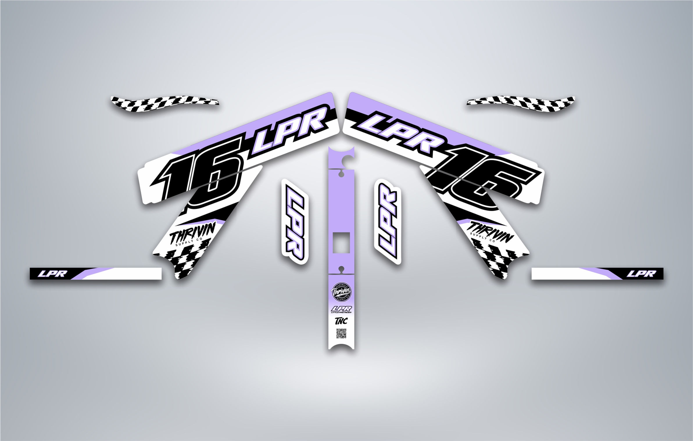LPR X Thrivin | Graphics Kit - LILAC DRIP