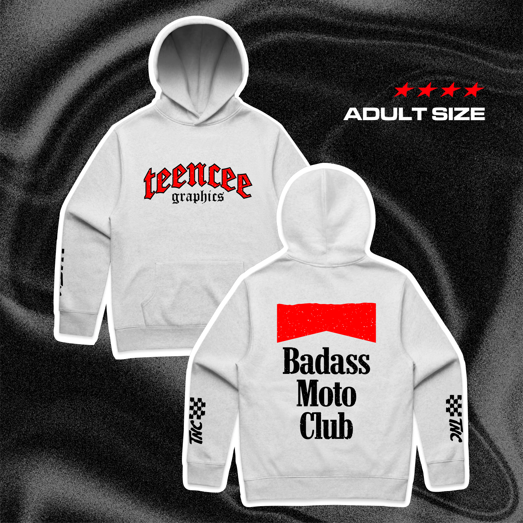 "Badass Moto Club" Hoodie (Adults)