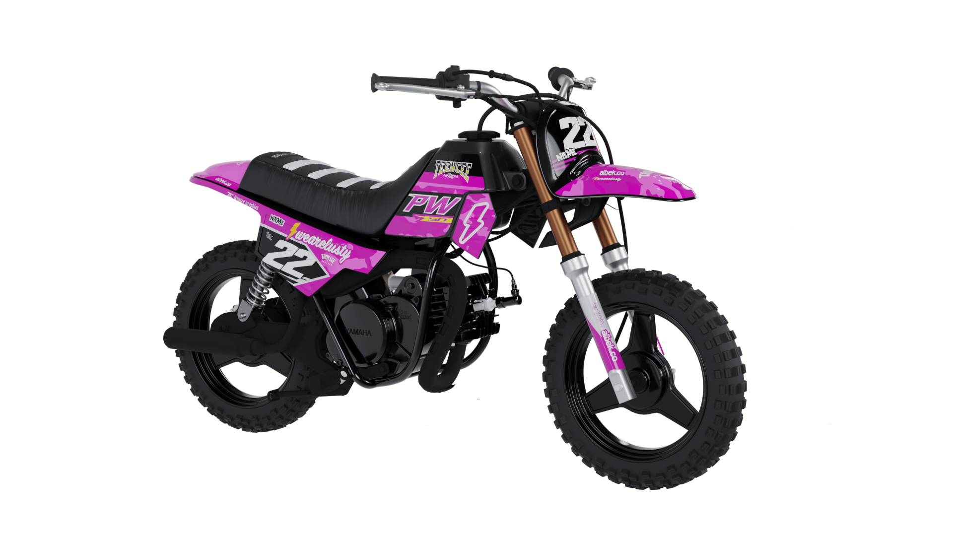 PEEWEE 50 "Bolt - Pink"