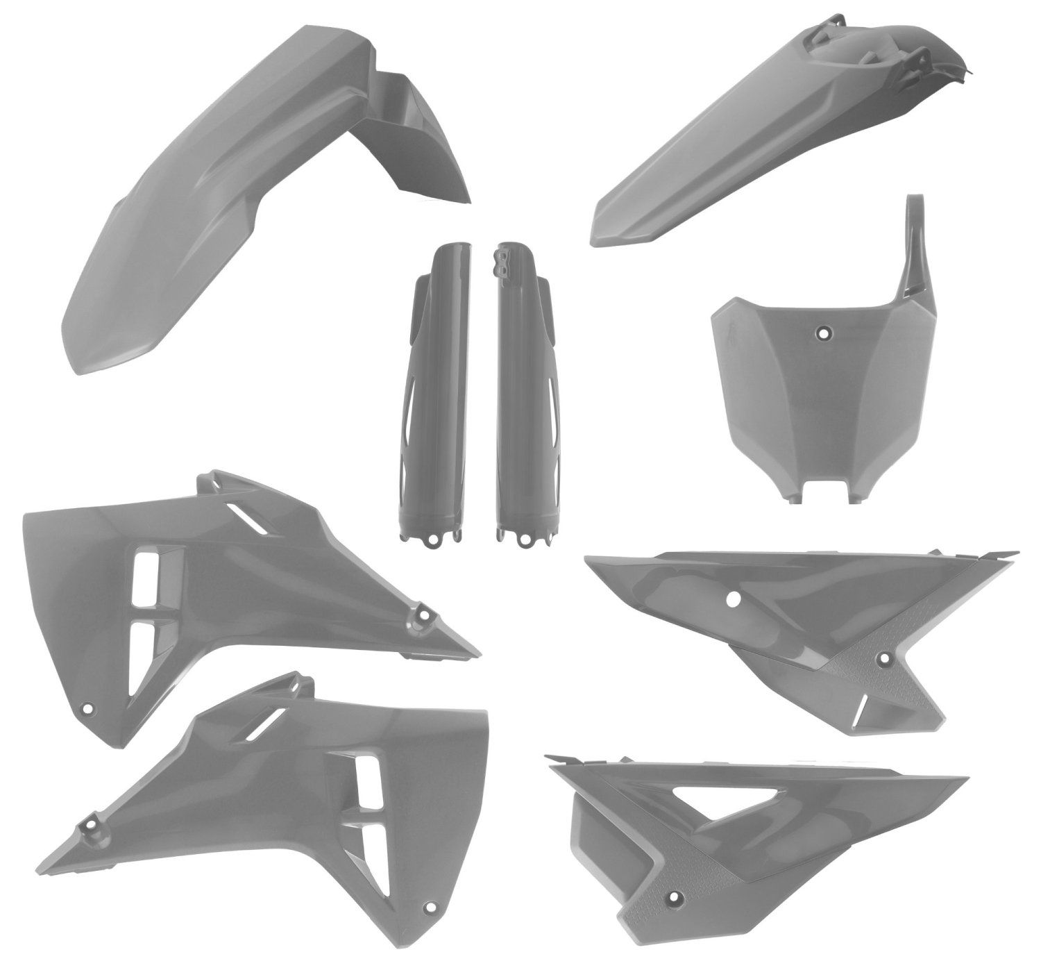 ACERBIS PLASTIC KIT HONDA CRF 250R 450R 25 GREY HAWK